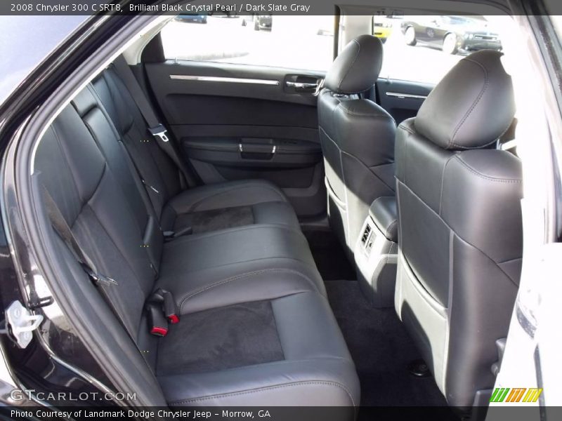 Brilliant Black Crystal Pearl / Dark Slate Gray 2008 Chrysler 300 C SRT8
