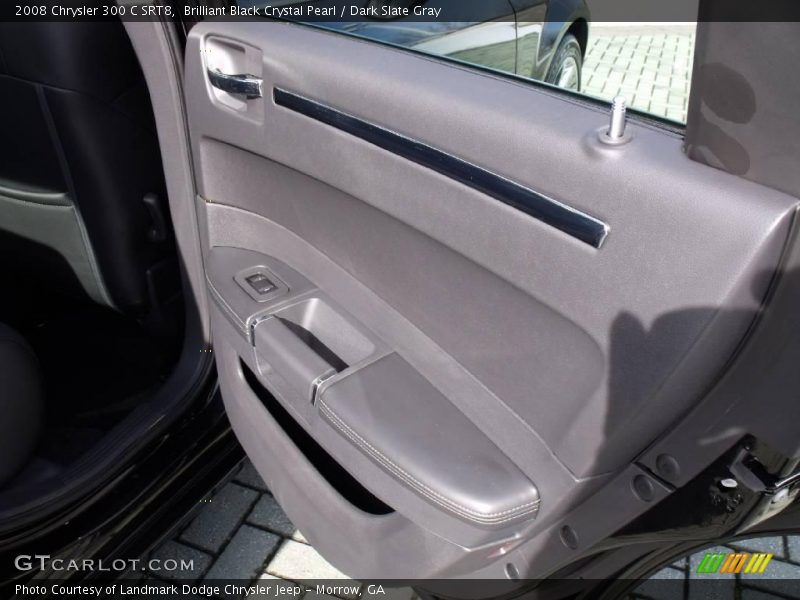 Brilliant Black Crystal Pearl / Dark Slate Gray 2008 Chrysler 300 C SRT8