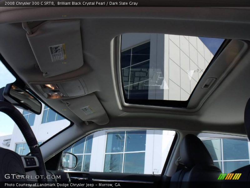 Brilliant Black Crystal Pearl / Dark Slate Gray 2008 Chrysler 300 C SRT8