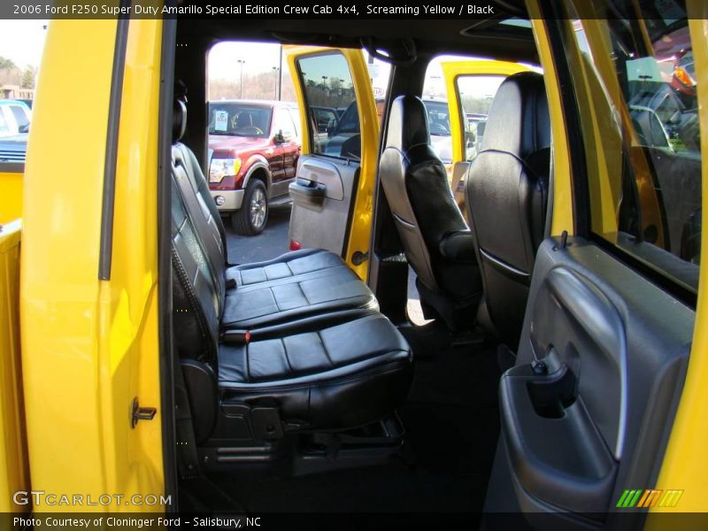 Screaming Yellow / Black 2006 Ford F250 Super Duty Amarillo Special Edition Crew Cab 4x4