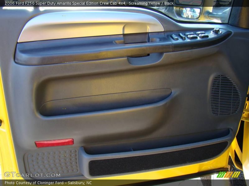 Screaming Yellow / Black 2006 Ford F250 Super Duty Amarillo Special Edition Crew Cab 4x4