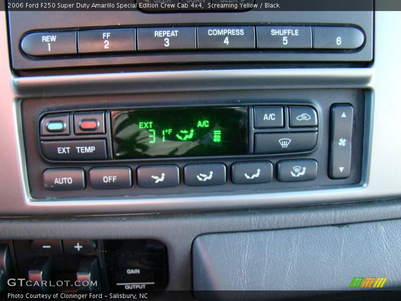 Screaming Yellow / Black 2006 Ford F250 Super Duty Amarillo Special Edition Crew Cab 4x4