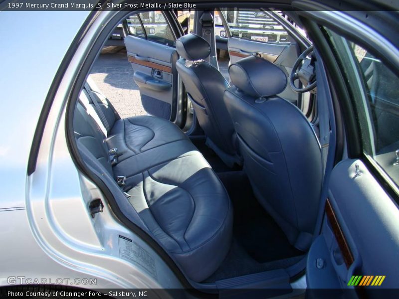 Silver Frost Metallic / Slate Blue 1997 Mercury Grand Marquis LS