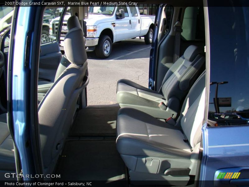 Marine Blue Pearl / Medium Slate Gray 2007 Dodge Grand Caravan SXT