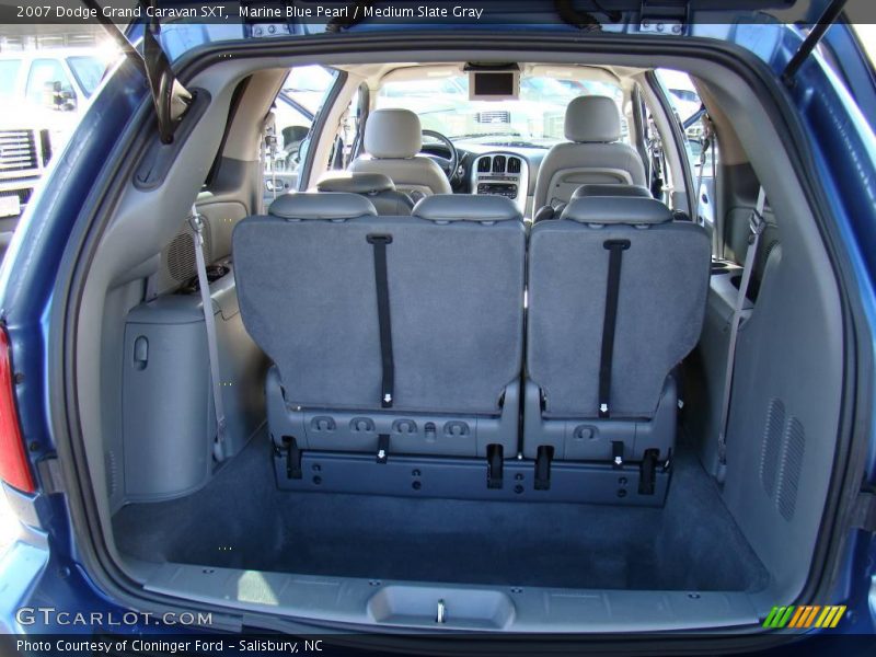 Marine Blue Pearl / Medium Slate Gray 2007 Dodge Grand Caravan SXT