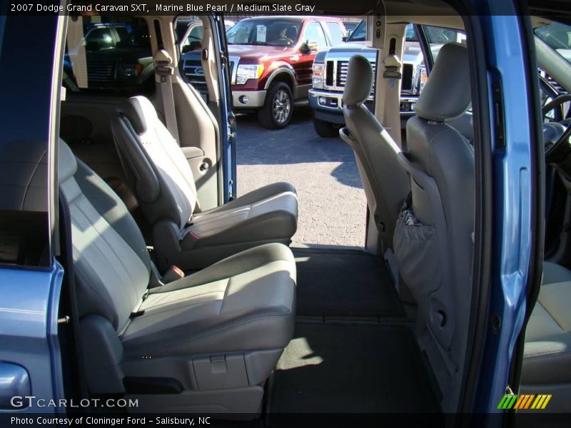 Marine Blue Pearl / Medium Slate Gray 2007 Dodge Grand Caravan SXT