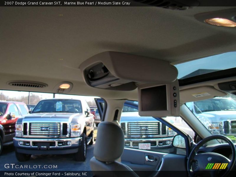 Marine Blue Pearl / Medium Slate Gray 2007 Dodge Grand Caravan SXT