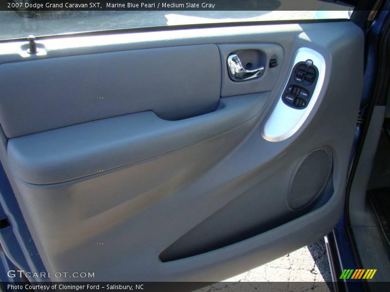 Marine Blue Pearl / Medium Slate Gray 2007 Dodge Grand Caravan SXT