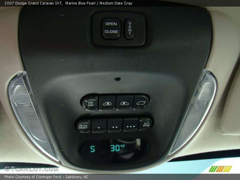 Marine Blue Pearl / Medium Slate Gray 2007 Dodge Grand Caravan SXT