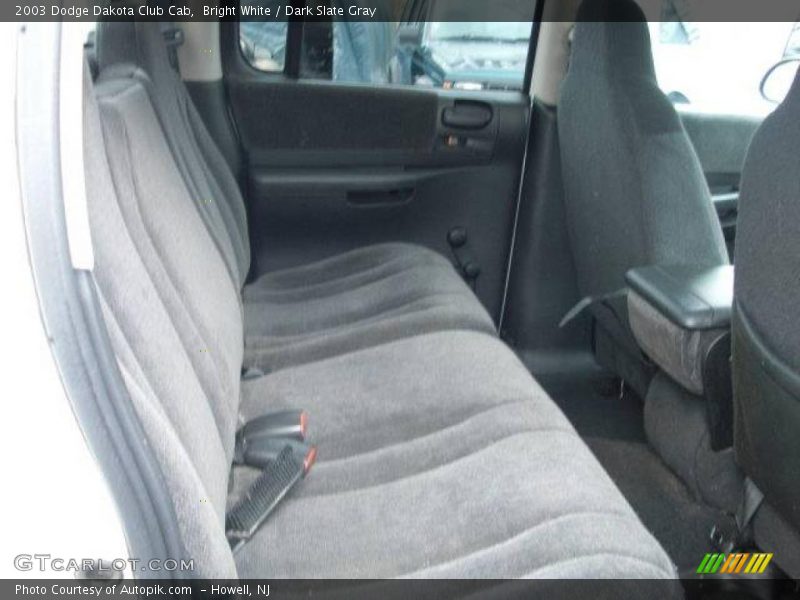 Bright White / Dark Slate Gray 2003 Dodge Dakota Club Cab