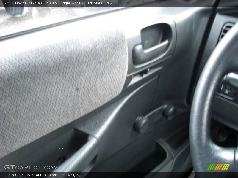 Bright White / Dark Slate Gray 2003 Dodge Dakota Club Cab