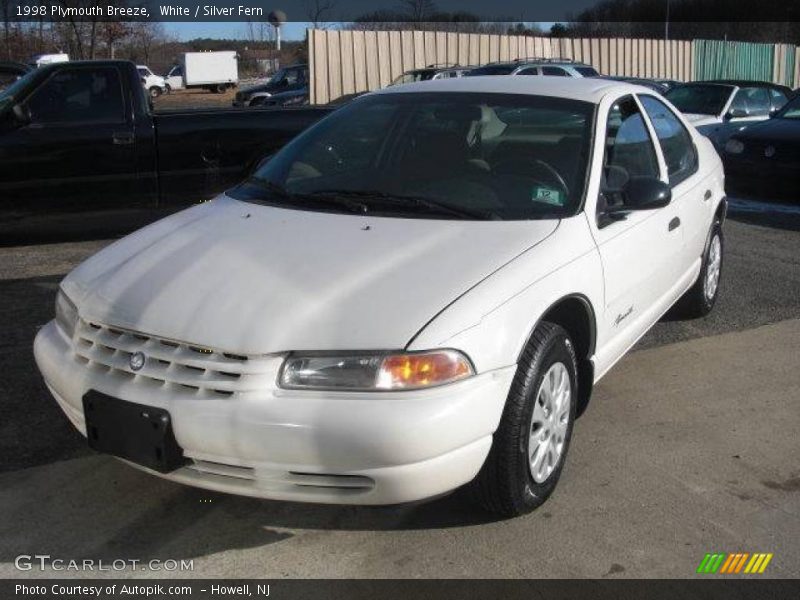 White / Silver Fern 1998 Plymouth Breeze