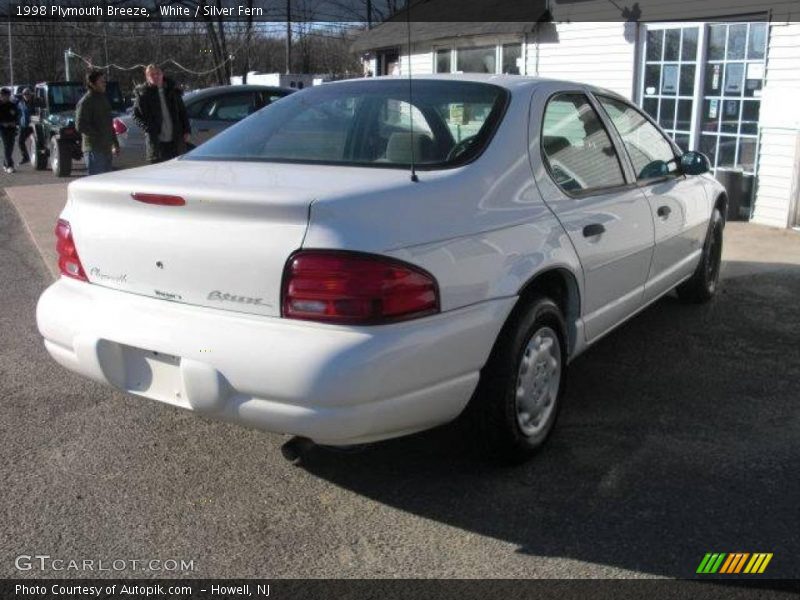 White / Silver Fern 1998 Plymouth Breeze