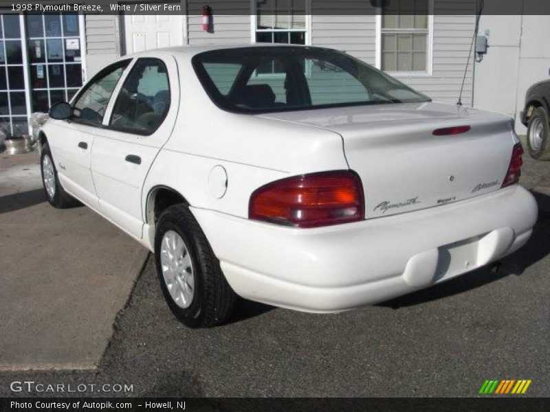 White / Silver Fern 1998 Plymouth Breeze