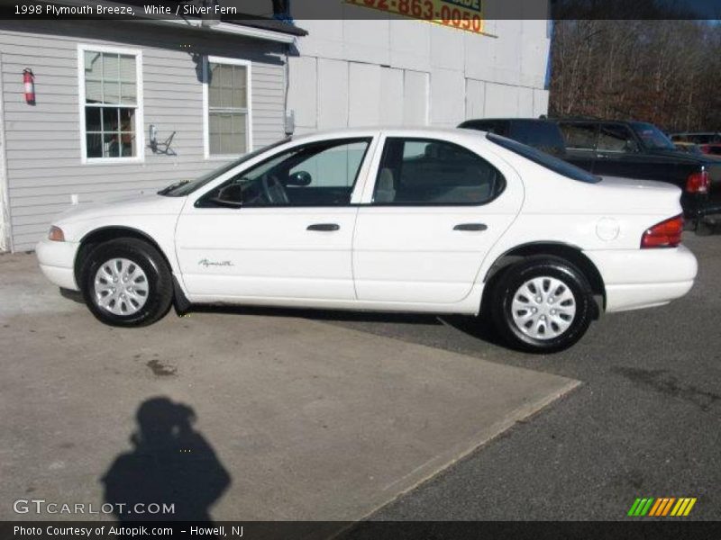 White / Silver Fern 1998 Plymouth Breeze