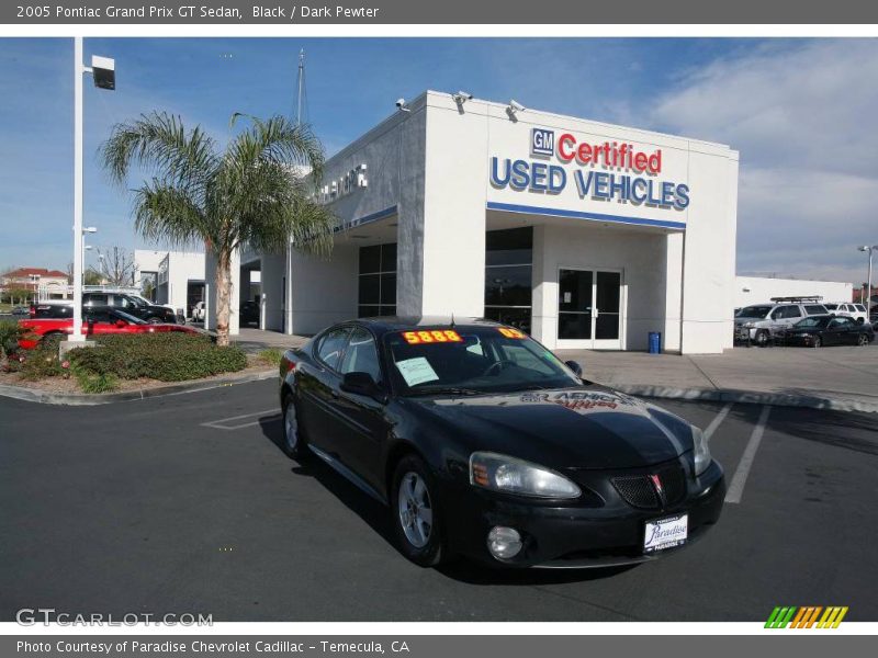 Black / Dark Pewter 2005 Pontiac Grand Prix GT Sedan