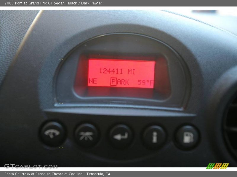 Black / Dark Pewter 2005 Pontiac Grand Prix GT Sedan