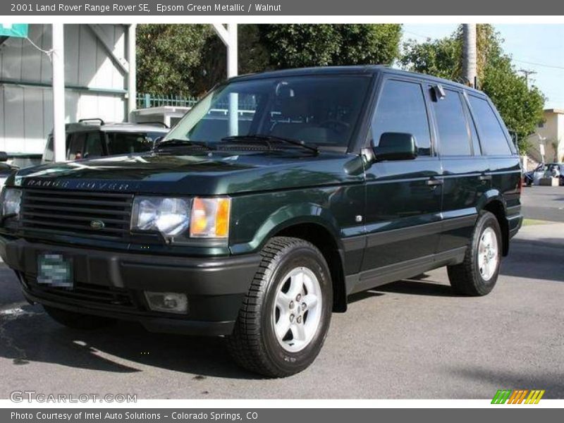 Epsom Green Metallic / Walnut 2001 Land Rover Range Rover SE