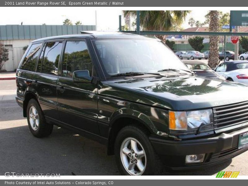 Epsom Green Metallic / Walnut 2001 Land Rover Range Rover SE