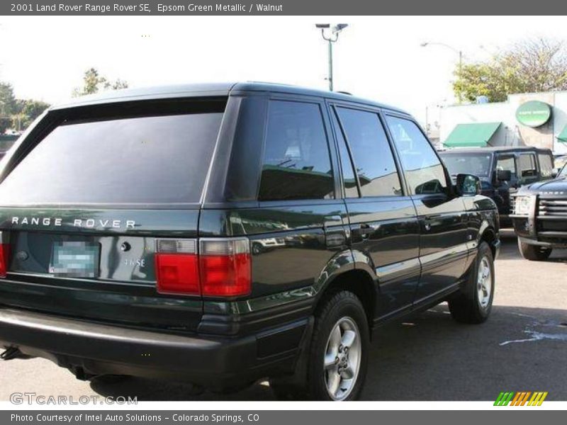 Epsom Green Metallic / Walnut 2001 Land Rover Range Rover SE