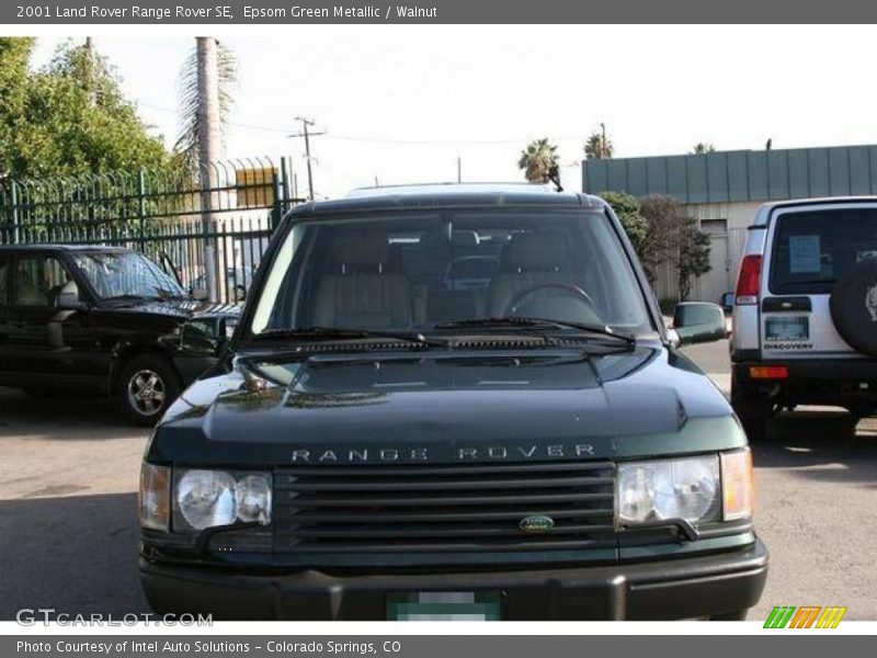 Epsom Green Metallic / Walnut 2001 Land Rover Range Rover SE