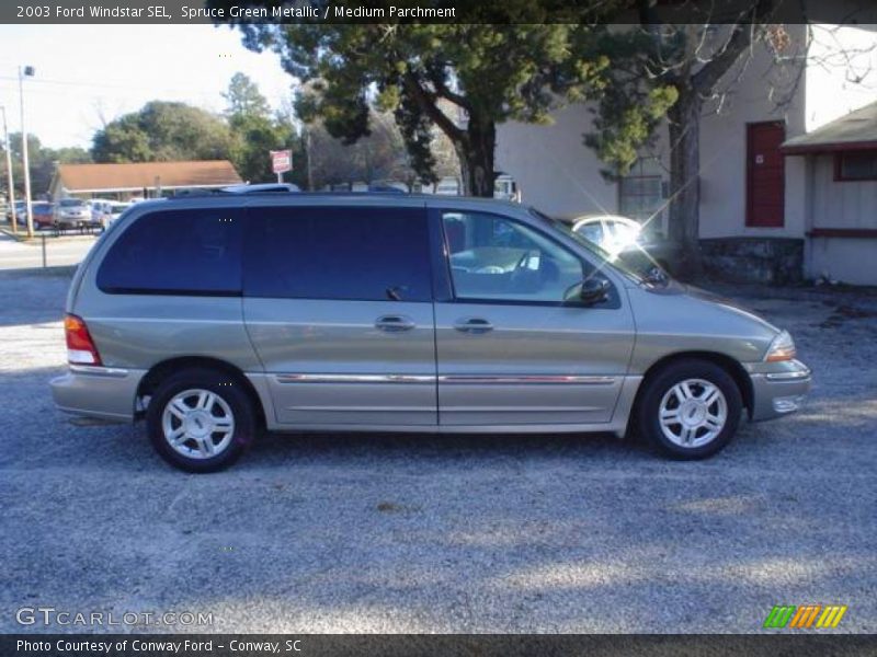 Spruce Green Metallic / Medium Parchment 2003 Ford Windstar SEL