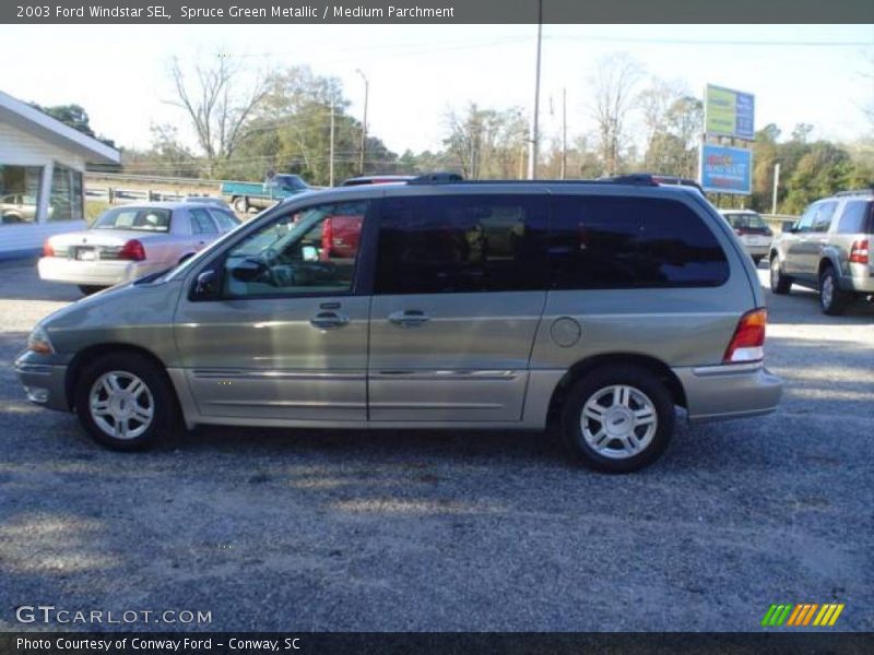 Spruce Green Metallic / Medium Parchment 2003 Ford Windstar SEL