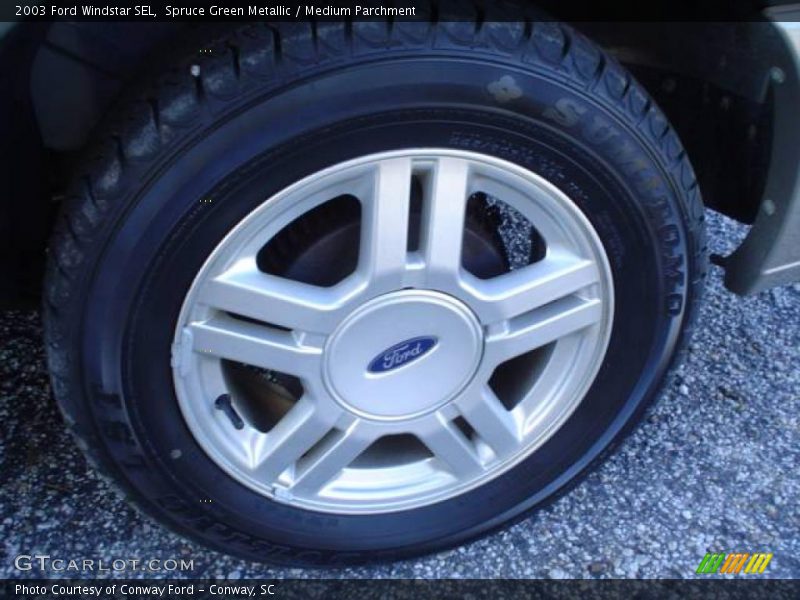 Spruce Green Metallic / Medium Parchment 2003 Ford Windstar SEL