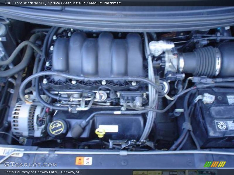 Spruce Green Metallic / Medium Parchment 2003 Ford Windstar SEL