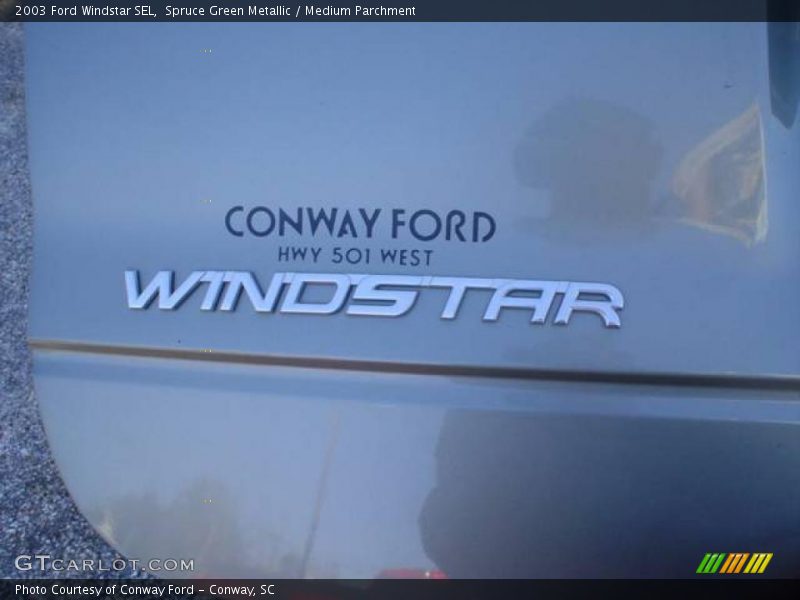 Spruce Green Metallic / Medium Parchment 2003 Ford Windstar SEL