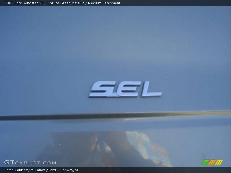 Spruce Green Metallic / Medium Parchment 2003 Ford Windstar SEL