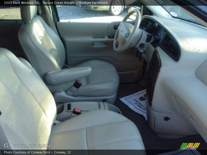 Spruce Green Metallic / Medium Parchment 2003 Ford Windstar SEL