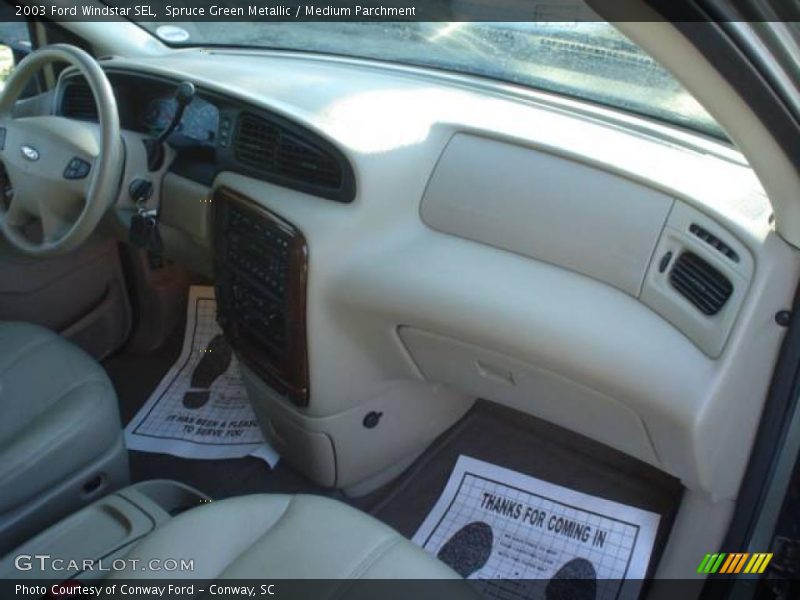 Spruce Green Metallic / Medium Parchment 2003 Ford Windstar SEL