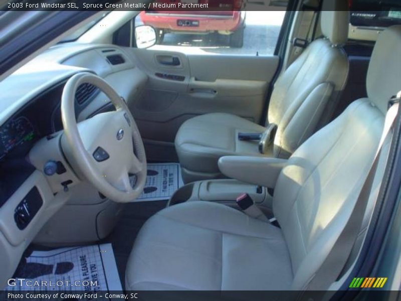 Spruce Green Metallic / Medium Parchment 2003 Ford Windstar SEL
