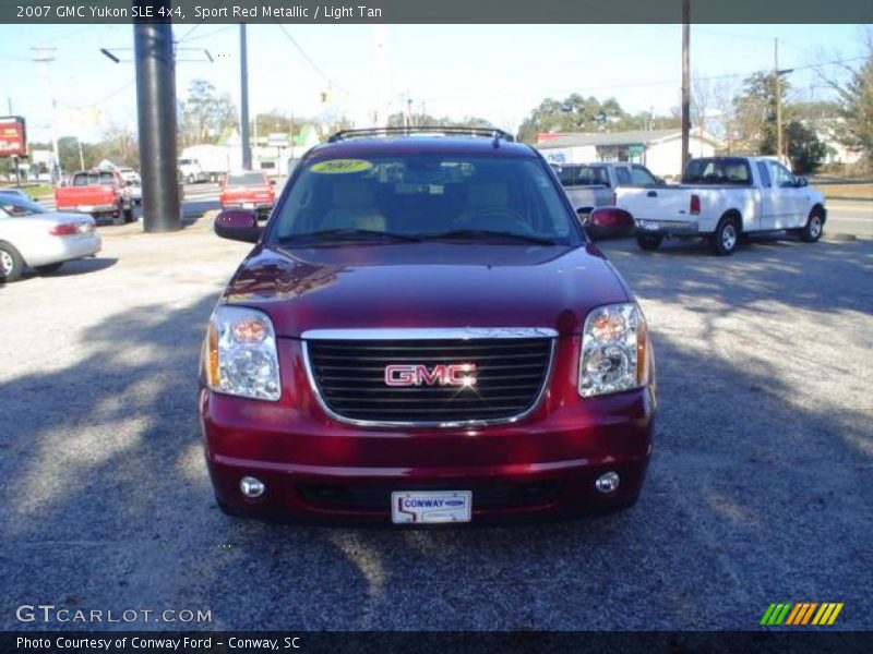 Sport Red Metallic / Light Tan 2007 GMC Yukon SLE 4x4