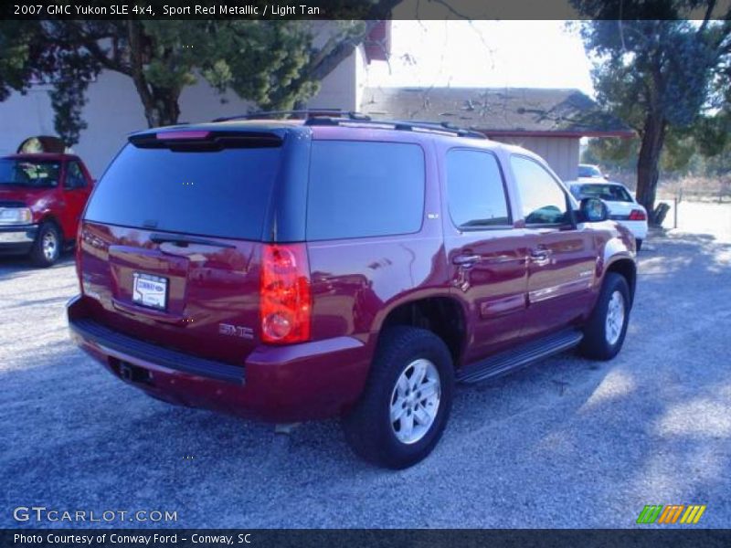 Sport Red Metallic / Light Tan 2007 GMC Yukon SLE 4x4