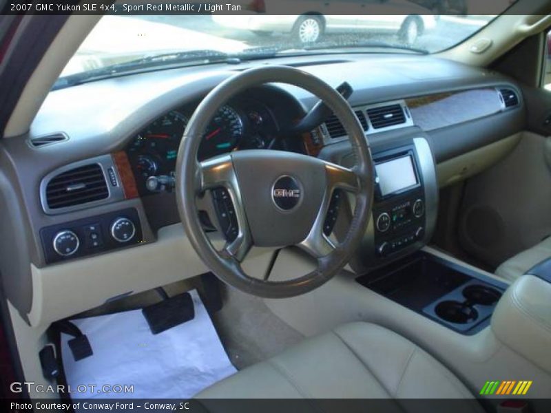 Sport Red Metallic / Light Tan 2007 GMC Yukon SLE 4x4