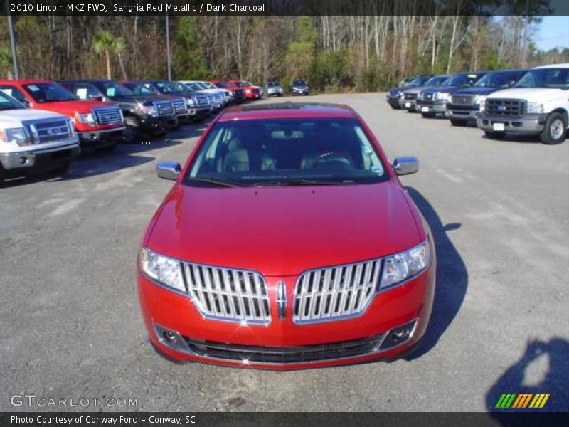 Sangria Red Metallic / Dark Charcoal 2010 Lincoln MKZ FWD