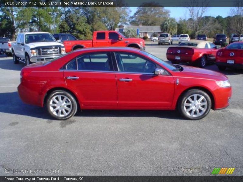 Sangria Red Metallic / Dark Charcoal 2010 Lincoln MKZ FWD