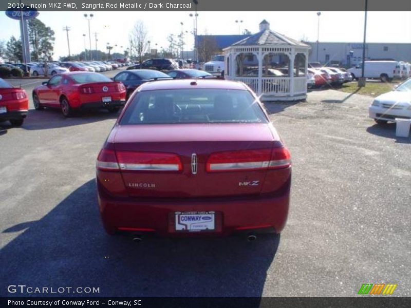 Sangria Red Metallic / Dark Charcoal 2010 Lincoln MKZ FWD