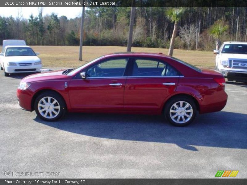 Sangria Red Metallic / Dark Charcoal 2010 Lincoln MKZ FWD