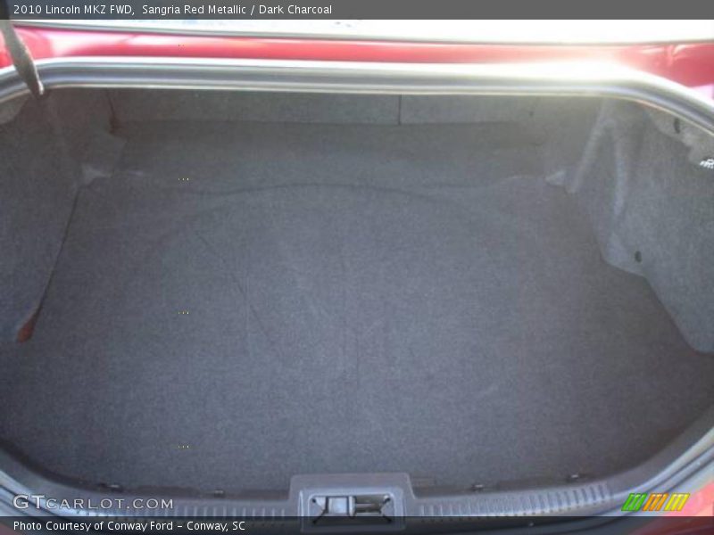 Sangria Red Metallic / Dark Charcoal 2010 Lincoln MKZ FWD