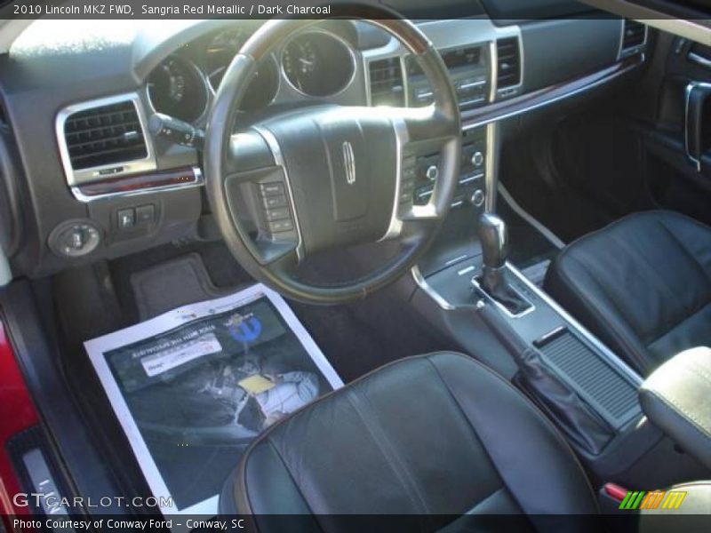 Sangria Red Metallic / Dark Charcoal 2010 Lincoln MKZ FWD