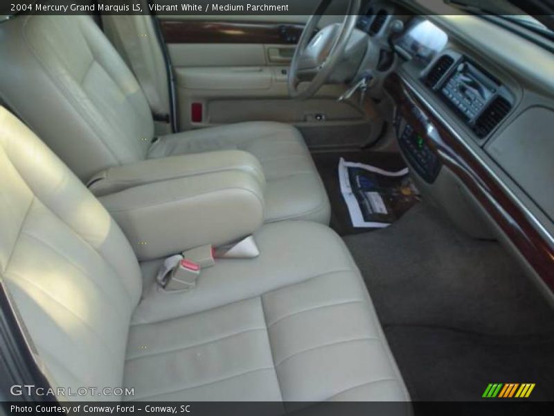 Vibrant White / Medium Parchment 2004 Mercury Grand Marquis LS