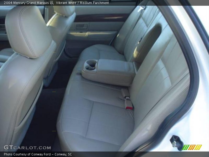 Vibrant White / Medium Parchment 2004 Mercury Grand Marquis LS