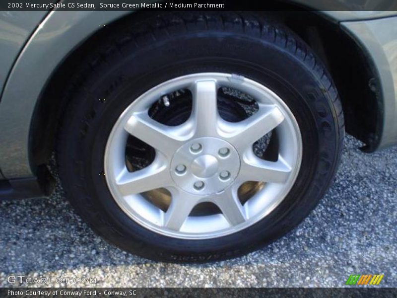 Spruce Green Metallic / Medium Parchment 2002 Mercury Sable GS Sedan