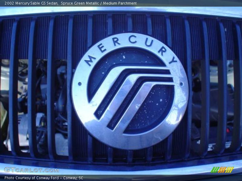 Spruce Green Metallic / Medium Parchment 2002 Mercury Sable GS Sedan