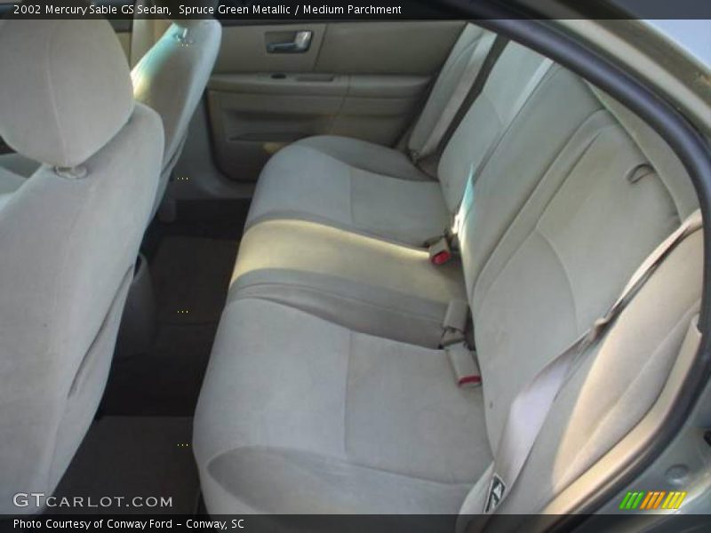 Spruce Green Metallic / Medium Parchment 2002 Mercury Sable GS Sedan