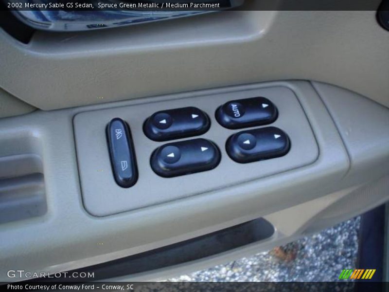 Spruce Green Metallic / Medium Parchment 2002 Mercury Sable GS Sedan