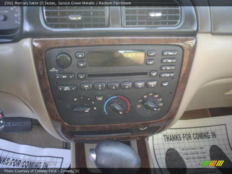 Spruce Green Metallic / Medium Parchment 2002 Mercury Sable GS Sedan